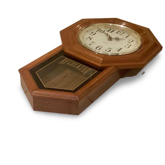 Vintage Schoolhouse Octagon Wall Clock - Picture 4 of 8